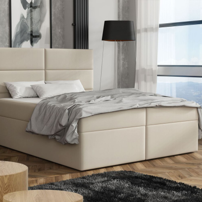 Elegantní postel 160x200 ZINA - béžová 3