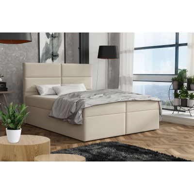 Elegantní postel 180x200 ZINA - béžová 3