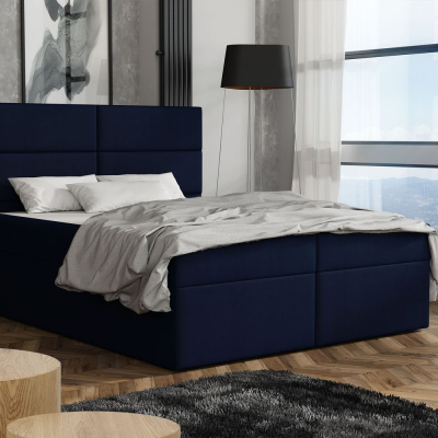 Elegantní postel 140x200 ZINA - modrá 4