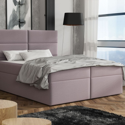 Elegantní postel 160x200 ZINA - růžová 2