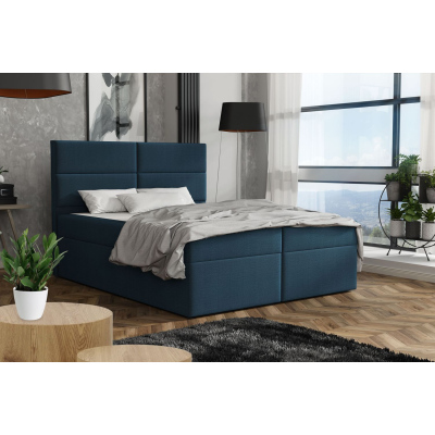 Elegantní postel 140x200 ZINA - modrá 5