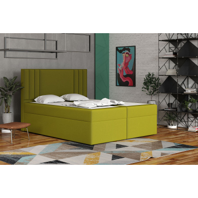 Americká postel 160x200 CARA - zelená