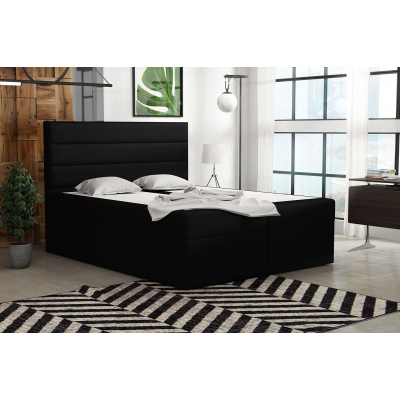 Boxspringová postel 160x200 INGA - černá