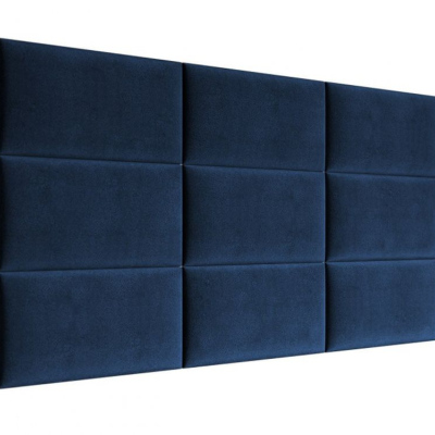 Čalouněný nástěnný panel 60x30 PAG - modrá