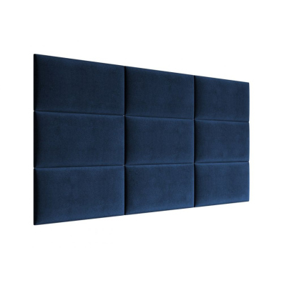 Čalouněný nástěnný panel 60x30 PAG - modrá