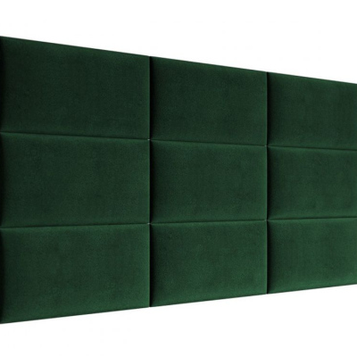 Čalouněný nástěnný panel 60x30 PAG - zelená