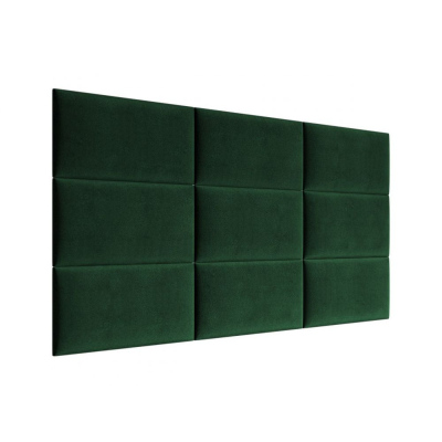 Čalouněný nástěnný panel 60x30 PAG - zelená