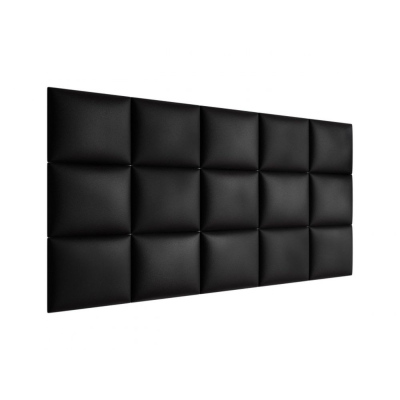 Čalouněný nástěnný panel 40x30 PAG - černá eko kůže