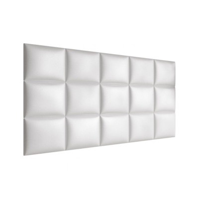 Čalouněný nástěnný panel 40x30 PAG - bílá eko kůže