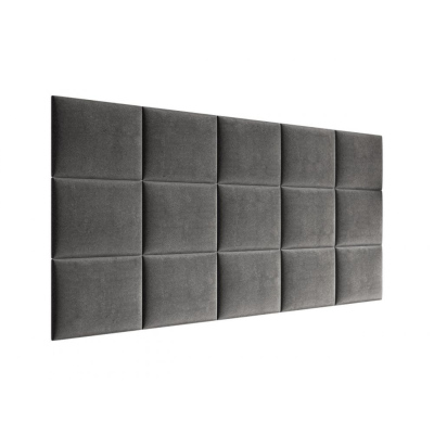 Čalouněný nástěnný panel 40x30 PAG - šedá