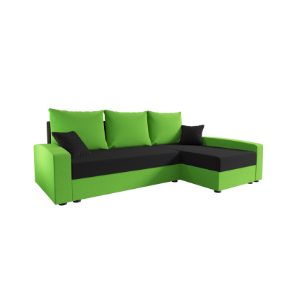Praktická sedací souprava CATALINA - zelená / černá