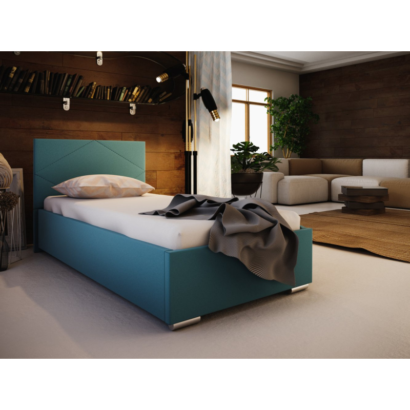Jednolůžková postel 90x200 FLEK 5 - modrá