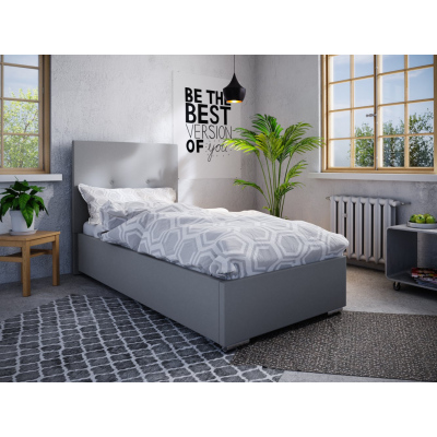Jednolůžková postel 90x200 FLEK 2 - šedá