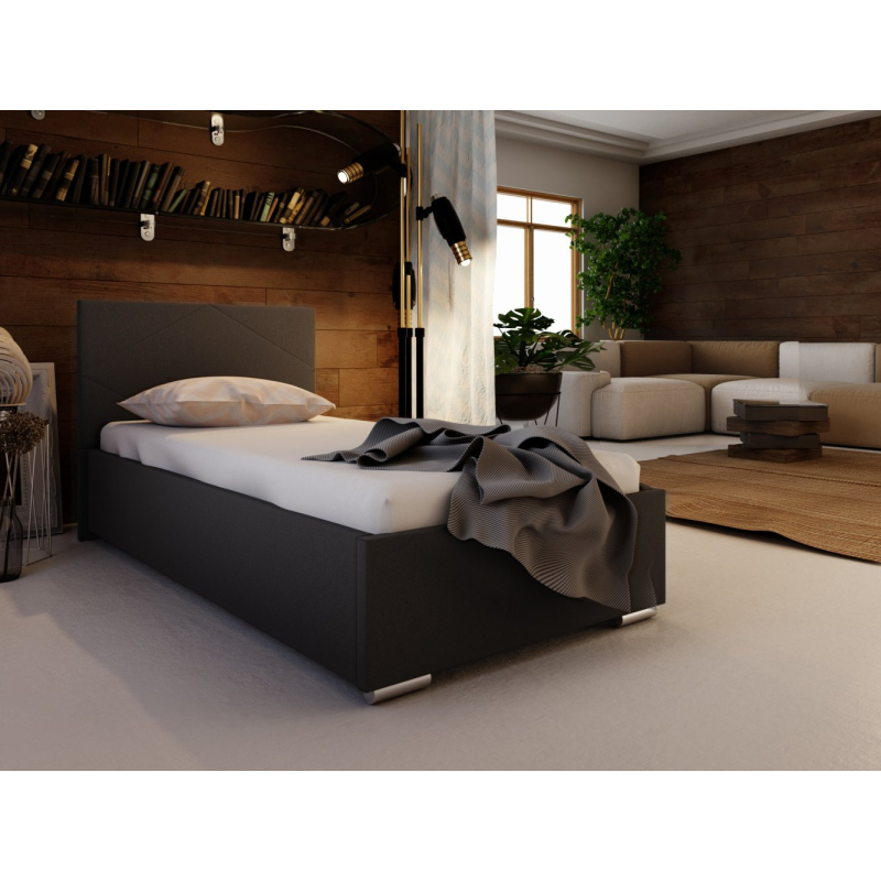 Jednolůžková postel 90x200 FLEK 5 - černá