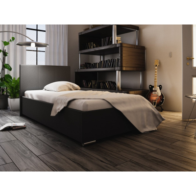 Jednolůžková postel 90x200 FLEK 6 - černá