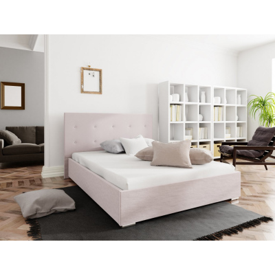 Manželská postel 160x200 FLEK 1 - růžová