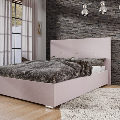 Manželská postel 160x200 FLEK 2 - růžová