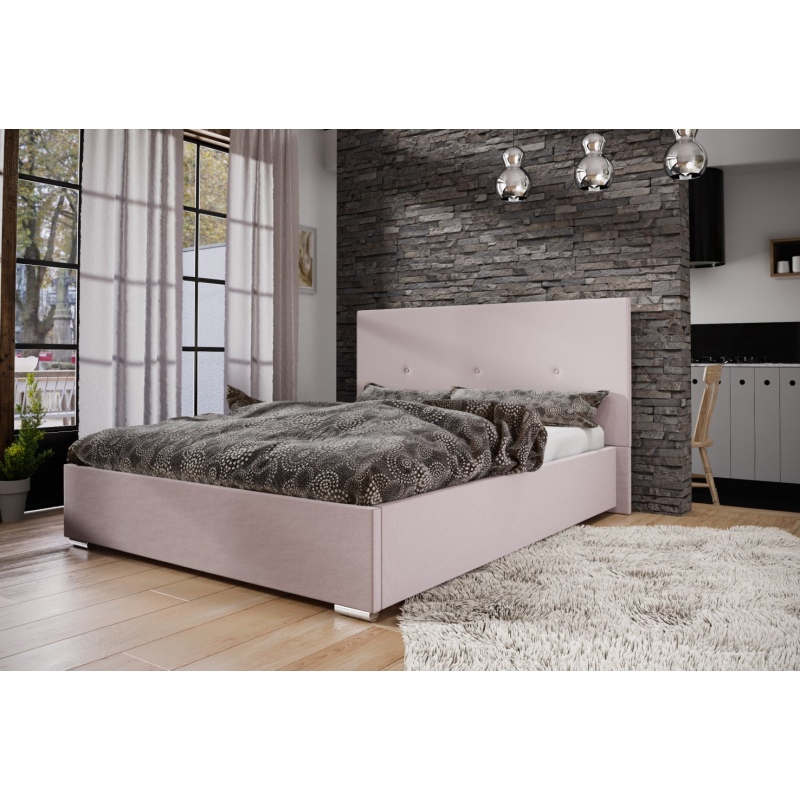 Manželská postel 160x200 FLEK 2 - růžová