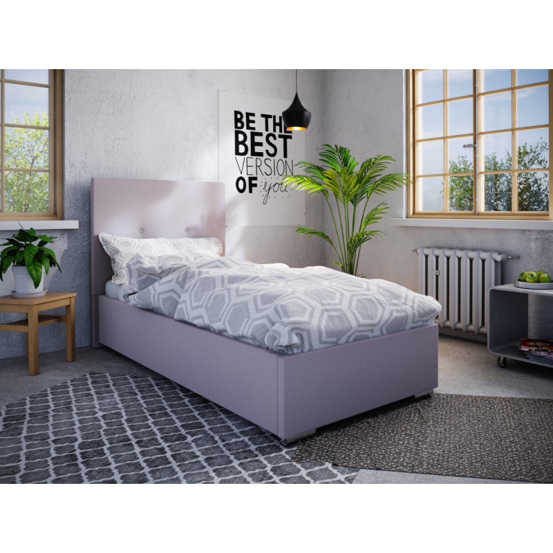 Jednolůžková postel 80x200 FLEK 2 - růžová