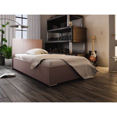 Jednolůžková postel 80x200 FLEK 6 - růžová
