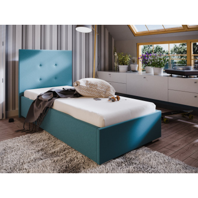 Jednolůžková postel 80x200 FLEK 1 - modrá
