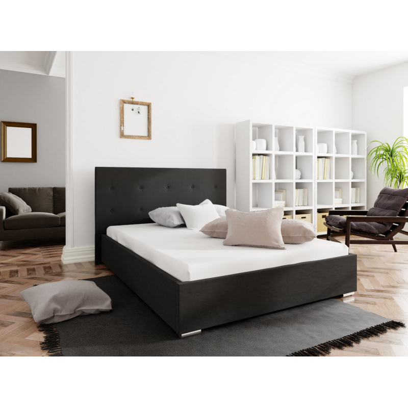 Manželská postel 180x200 FLEK 1 - černá