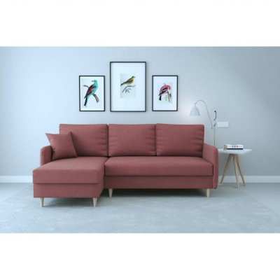 Stylová sedací souprava LILY S - růžová