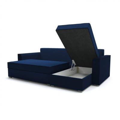 Rohová rozkládací sedačka JANA - modrá
