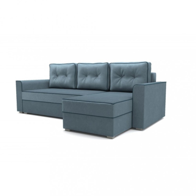 Rohová rozkládací sedačka JANA - tyrkysová