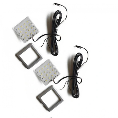 LED dvoubodové svítidlo SQUARE 1 - studená bílá