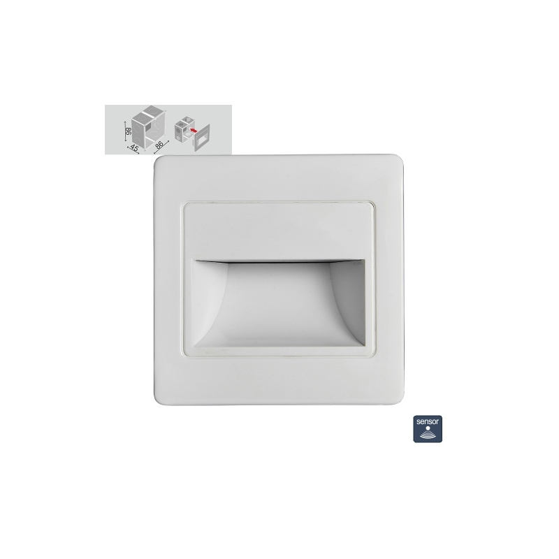 Osvětlení schodiště se senzorem STEP LIGHT NET LED, bílé