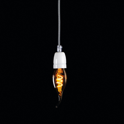 LED filamentová žárovka LUMINES, E14, Candle C35, 2,5W, extra teplá bílá
