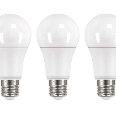 LED žárovka, E27, A60, 14W, 1521lm, neutrální bílá, sada 3ks