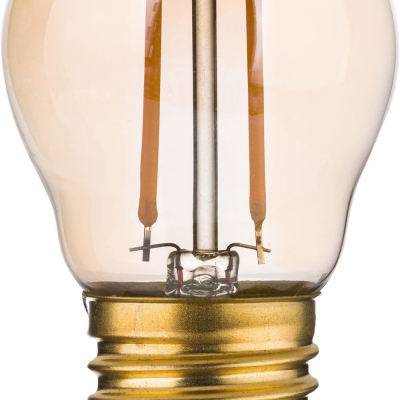 Retro LED filamentová žárovka ŻAROWKA LED, E27, 2W, 150lm, 2200K