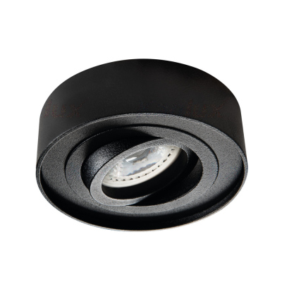 Stropní vestavné bodové osvětlení MINI RORT, 98mm, kulaté, černé
