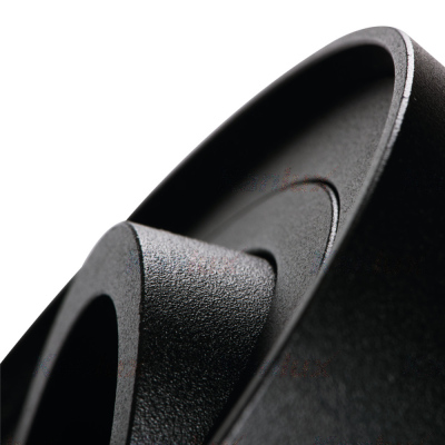 Stropní vestavné bodové osvětlení MINI RORT, 98mm, kulaté, černé