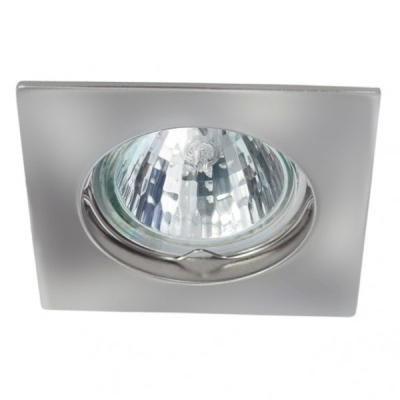 Podhledové bodové osvětlení DENY, 1xGX5,3, 50W, 75x75mm, hranaté, chromované