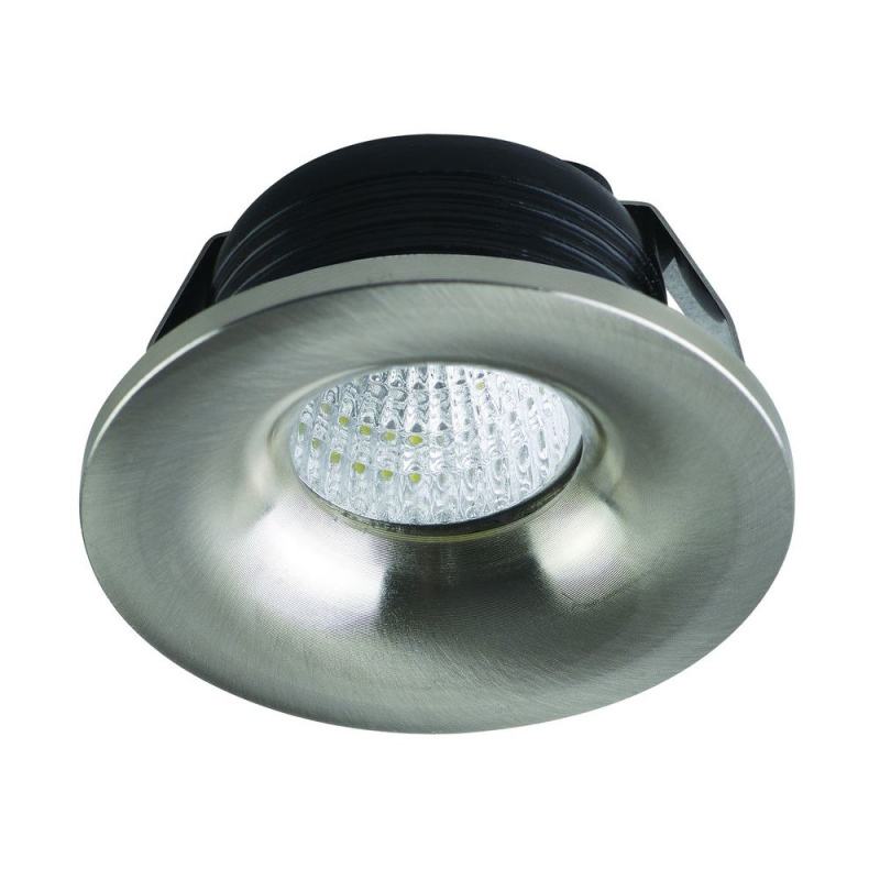 Podhledové bodové osvětlení BIANCA LED, 3W, denní bílá, 4,9cm, chromované