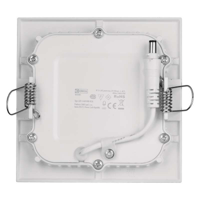 LED panel 120×120, bílý, 6W, neutrální bílá