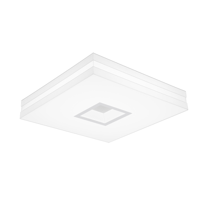 Moderní stropní LED svítidlo PETY, 42W, teplá bílá, 50x50cm, hranaté