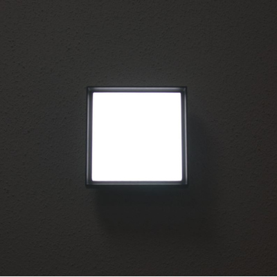 Venkovní LED stropní / nástěnné osvětlení ANDROMEDE S, 14W, 4000K, IP65, černé