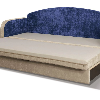 Rozkládací pohovka s úložným prostorem TURAN - zelená