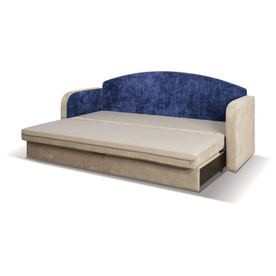 Rozkládací pohovka s úložným prostorem TURAN - zelená