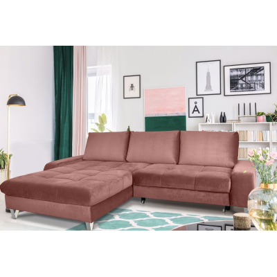 Elegantní sedací souprava HARVEY, růžová