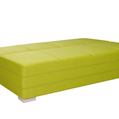 Rozkládací postel s polštáři s úložným prostorem IGOR - zelená