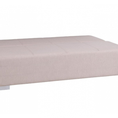 Rozkládací postel s polštáři s úložným prostorem IGOR - béžová