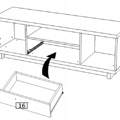 Stolek pod televizi ISOLDA