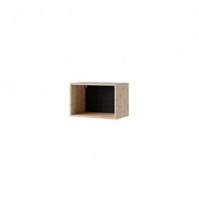 Závěsná skříňka CONNOR - dub artisan / černá