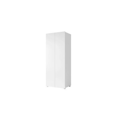 Dvoudvéřová šatní skříň CONNOR - šířka 80 cm, bílá
