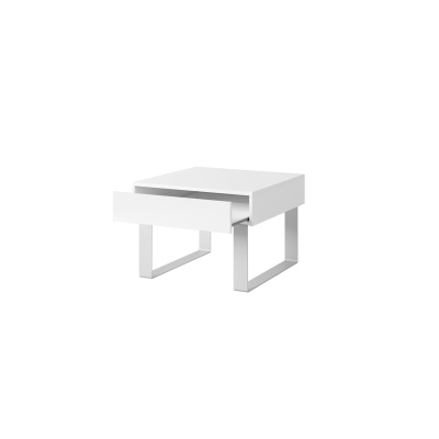 Konferenční stolek 64 cm CONNOR - bílý
